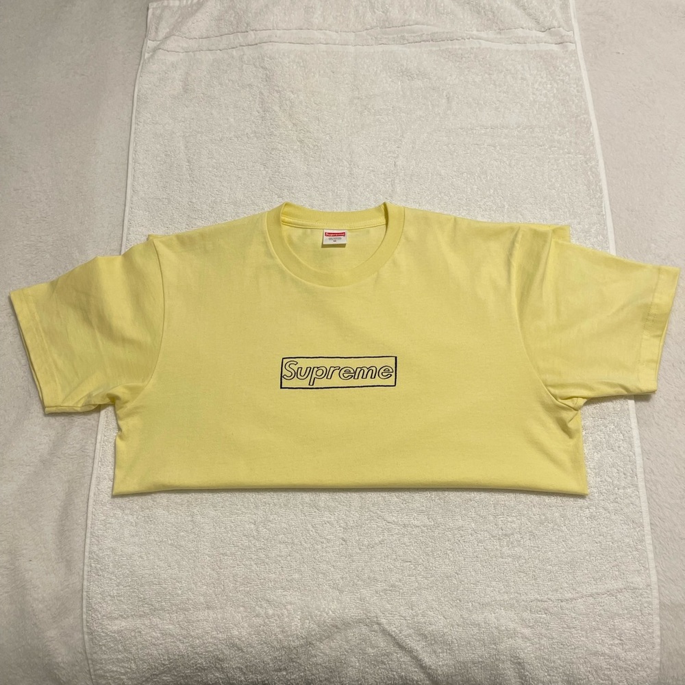 Supreme KAWS Chalk Logo Tee